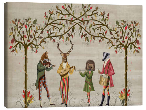 Canvas print Minstrel Group