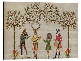 Magnettafel Musikanten