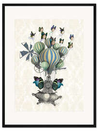 Gerahmter Kunstdruck Flatterzeit