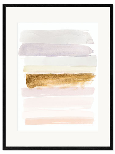 Framed art print Pastel Sweep I