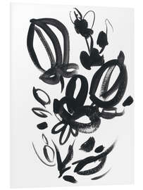 Foam board print Plant calligraphy II