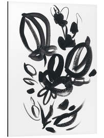 Magnettafel Pflanzenkalligrafie II