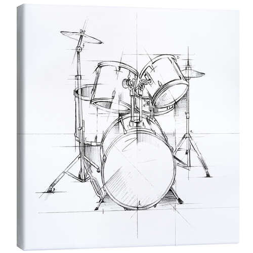 Canvastavla Drum Sketch