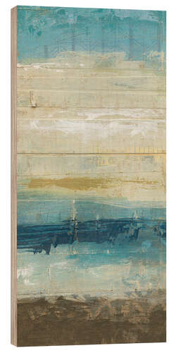 Cuadro de madera Ocean Plains II