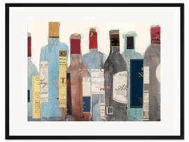 Gerahmter Kunstdruck Wein &amp; Geist II