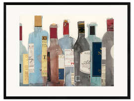 Ingelijste kunstdruk Wine &amp; Spirit II