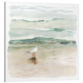 Magnettafel Möwe am Strand I