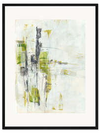 Gerahmter Kunstdruck Grünes Glas I