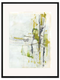 Gerahmter Kunstdruck Grünes Glas II