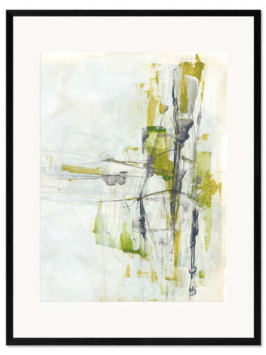 Framed art print Green Glass II