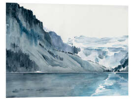 PVC-taulu Winter Fjords I