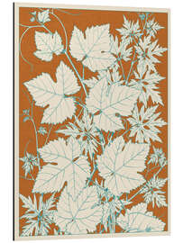 Tableau en aluminium Collection de feuilles I