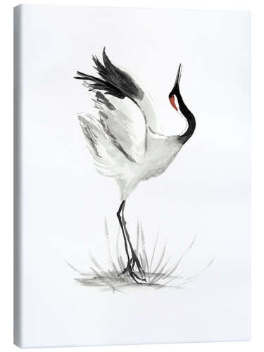 Canvas print Japanese crane