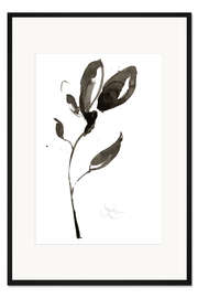 Gerahmter Kunstdruck Einsame Sumi-e I