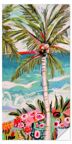 Selvklebende plakat Palm Tree Wimsy II