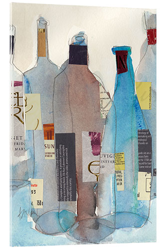 Acrylic print The Wine Bottles I