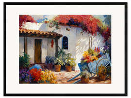 Impresión de arte enmarcada Casa Paloma