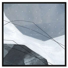 Gerahmter Kunstdruck Angrenzende Abstraktion IV