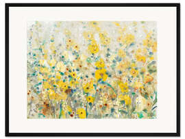 Gerahmter Kunstdruck Fröhlicher Garten