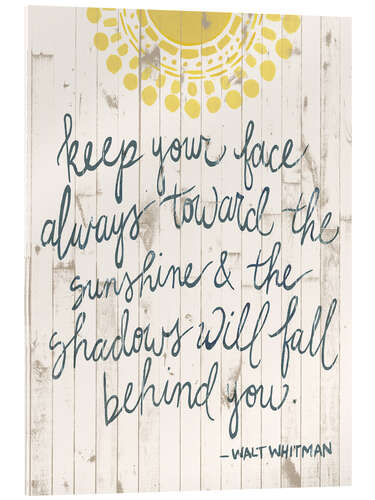 Akryylilasitaulu Sun Quote III