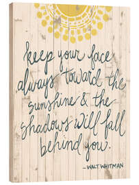 Cuadro de madera Sun Quote III - Grace Popp