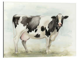 Aluminium print Milk cow