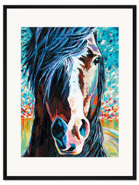 Gerahmter Kunstdruck Wild im Herzen I