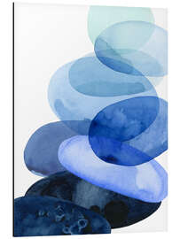 Magnettafel Steine aus dem Flussbett I