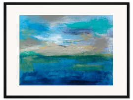 Gerahmter Kunstdruck Blickpunkt I