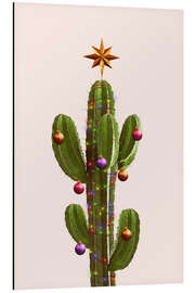 Magnettafel Weihnachtskaktus