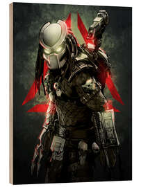 Tableau en bois Predator