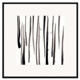Gerahmter Kunstdruck Monochrome Gesten V