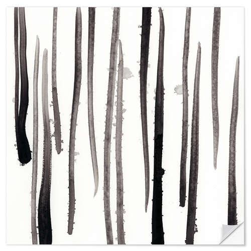 Wandsticker Monochrome Gesten V