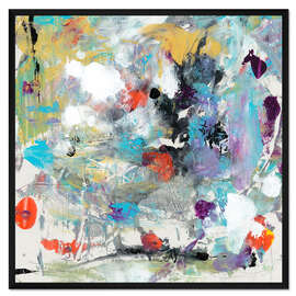 Gerahmter Kunstdruck Gedränge III