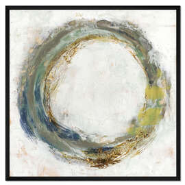 Gerahmter Kunstdruck Fließender Orbit II