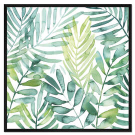 Gerahmter Kunstdruck Palmenwedel II