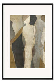 Gerahmter Kunstdruck Figuren I