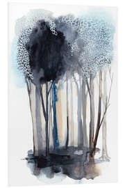 Foam board print Tranquil Coppice II