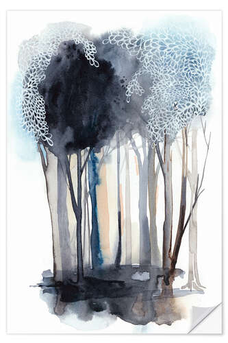 Wall sticker Tranquil Coppice II