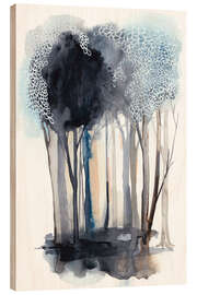 Wood print Tranquil Coppice II