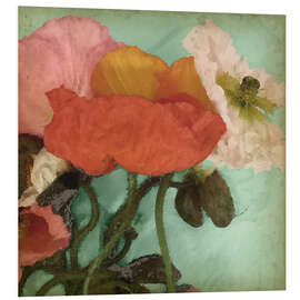 Foam board print Aquatic Poppies II