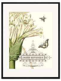Gerahmter Kunstdruck Botanischer Garten II