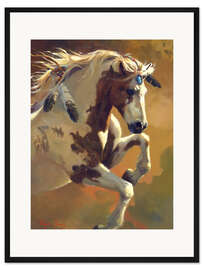 Gerahmter Kunstdruck Wildes Herz