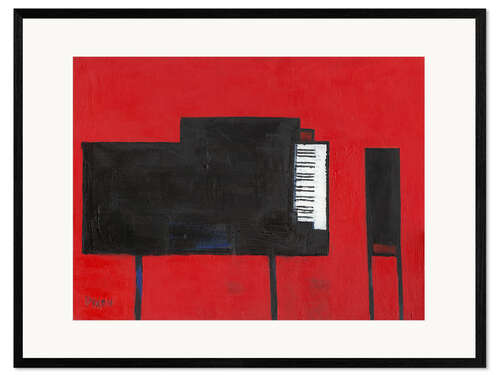 Innrammet kunsttrykk The Piano