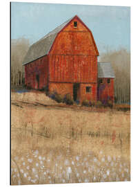 Magnettafel Rote Scheunenansicht