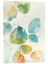 Acrylglasbild Farbbewegung I
