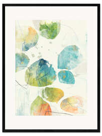 Ingelijste kunstdruk Color Motion I