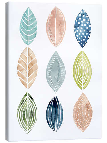 Canvas print Leaves pattern II