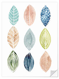 Wall sticker Leaves pattern II