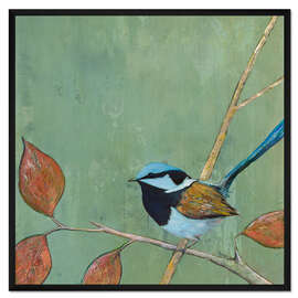 Gerahmter Kunstdruck Ruhevogel I